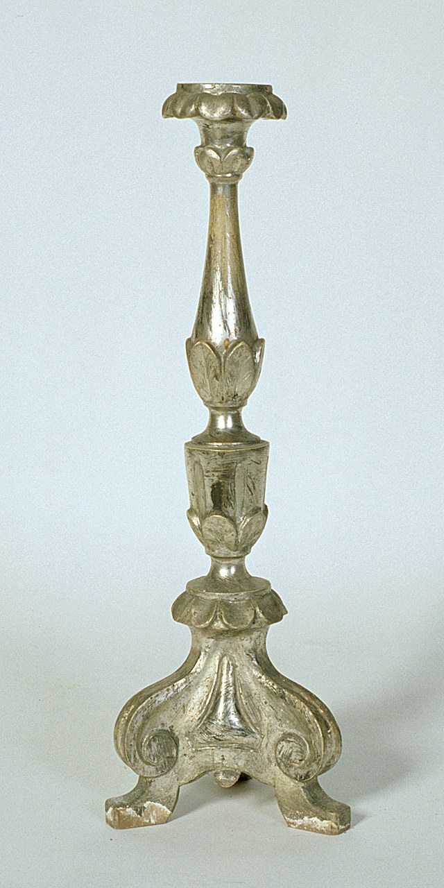 candeliere, serie - bottega ferrarese (secc. XVIII/ XIX)