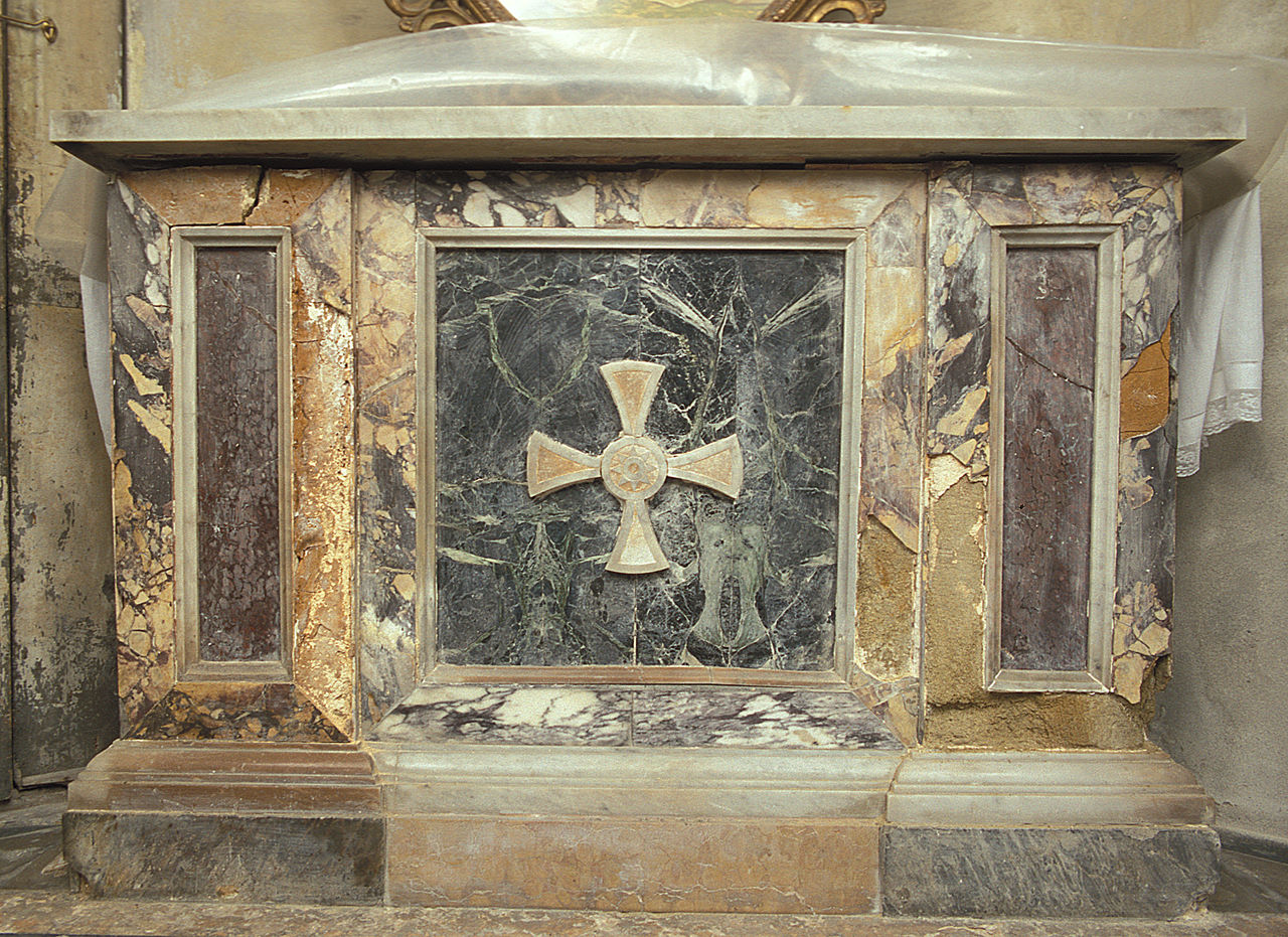 altare, opera isolata - manifattura ferrarese (prima metà sec. XIX)