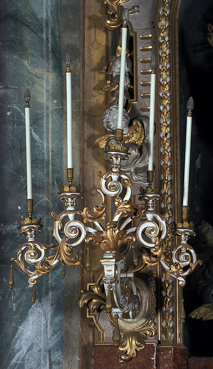 candeliere, serie - manifattura ferrarese (sec. XIX)