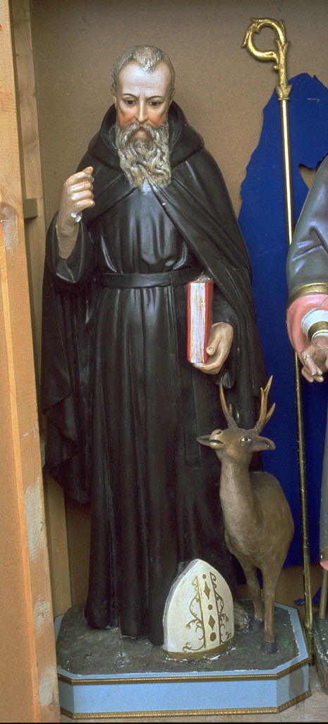 Sant'Egidio (statua, opera isolata) - bottega italiana (sec. XX)