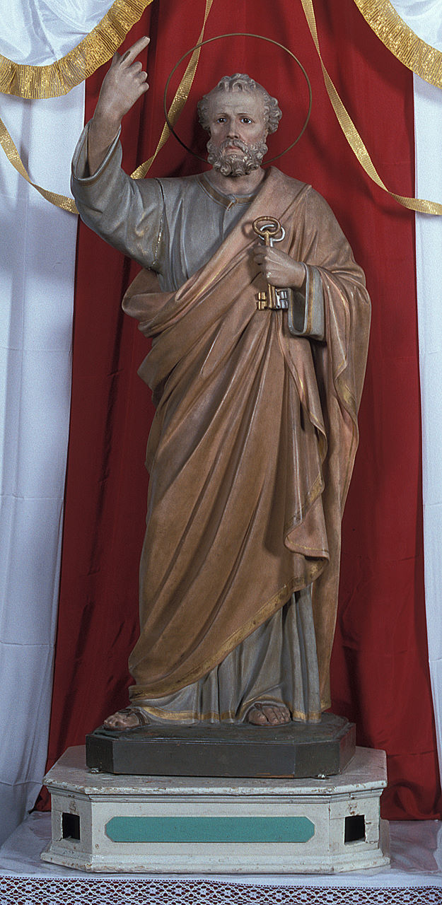 San Pietro (statua, opera isolata) - bottega romana (sec. XX)