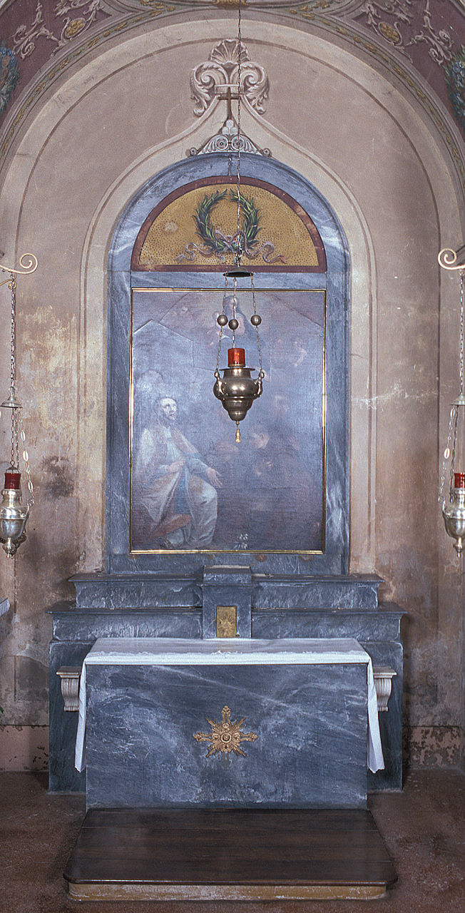 altare, opera isolata - manifattura ferrarese (seconda metà sec. XIX)