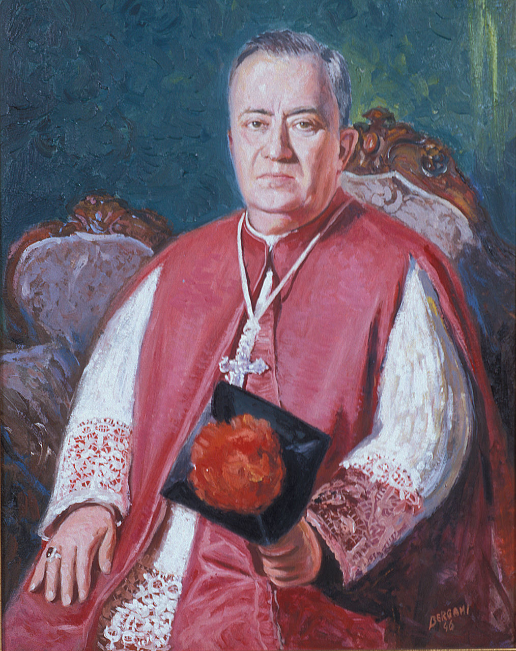 Ritratto di monsignor Bedeschi (dipinto, opera isolata) di Bergami (secondo quarto sec. XX)