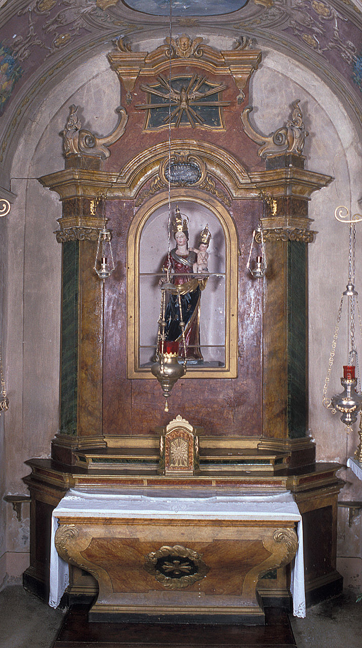 altare, opera isolata - manifattura ferrarese (seconda metà sec. XVIII)