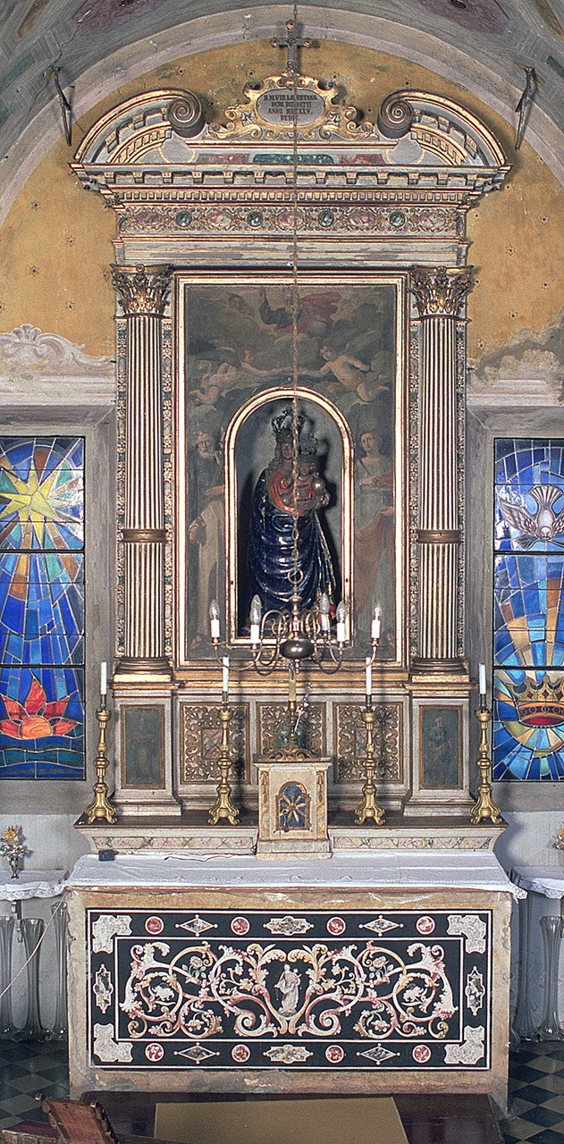 altare, elemento d'insieme - manifattura ferrarese (sec. XVII)