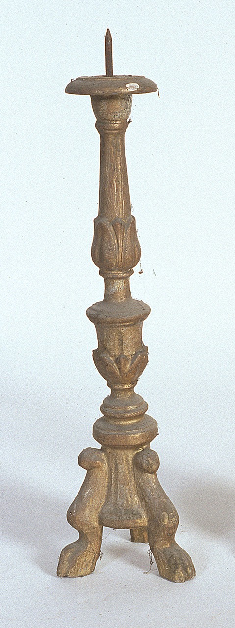candeliere, serie - manifattura ferrarese (seconda metà sec. XIX)
