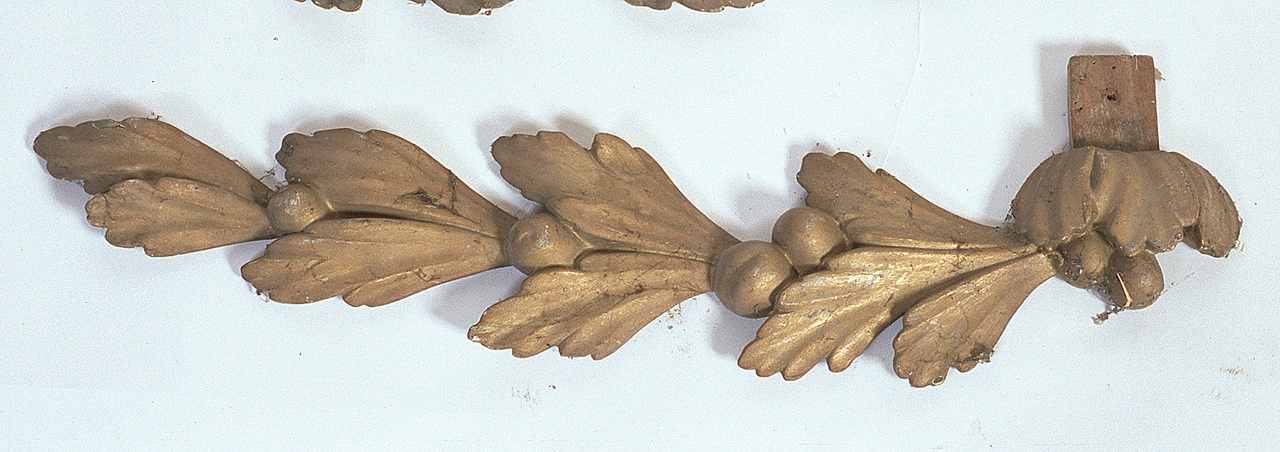 foglie (scultura, serie) - manifattura ferrarese (prima metà sec. XIX)
