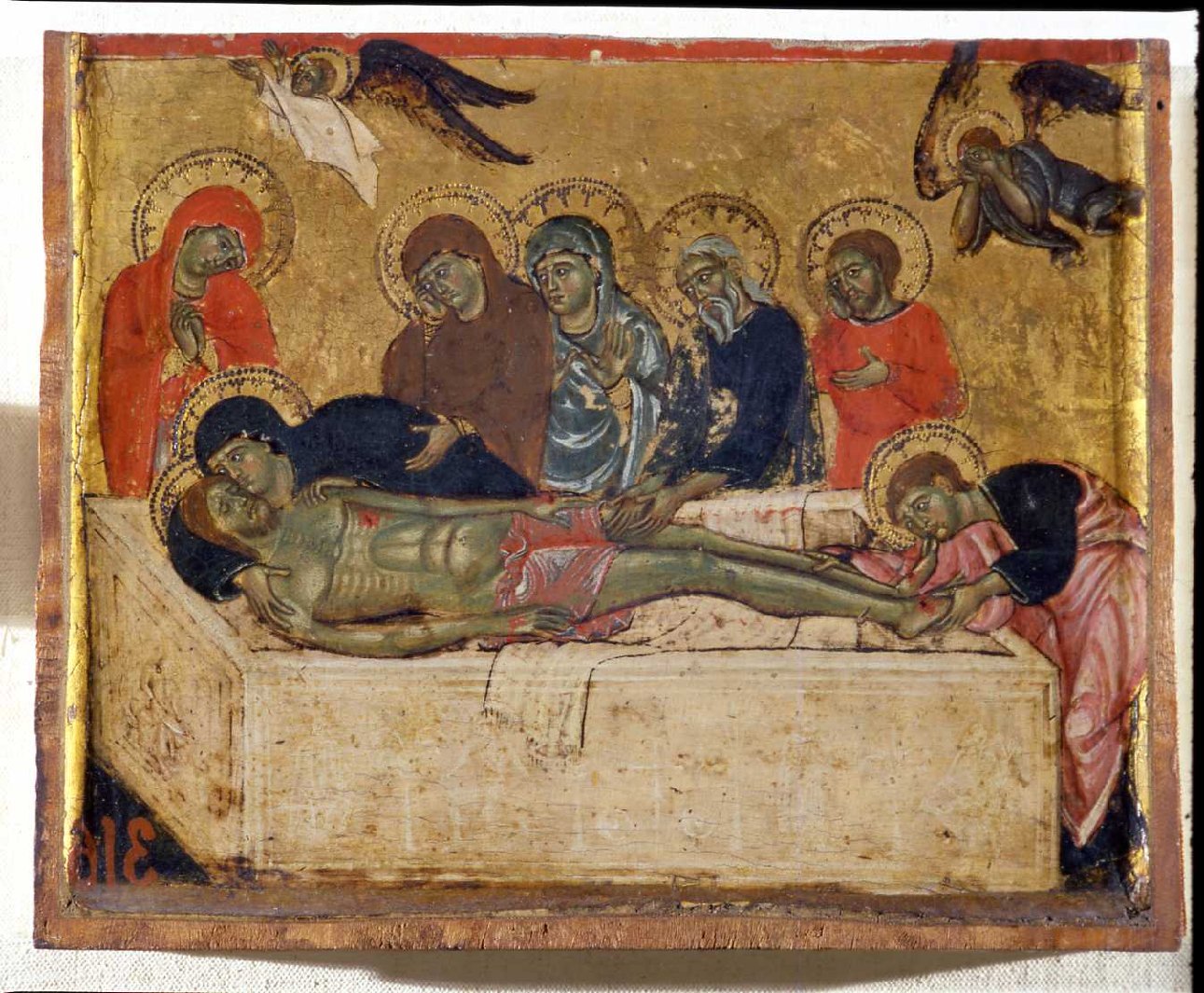 deposizione di Cristo nel sepolcro (dipinto) di Maestro di Faenza (sec. XIII)