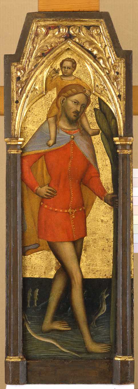 San Cristoforo (dipinto) - ambito bolognese (inizio sec. XV)