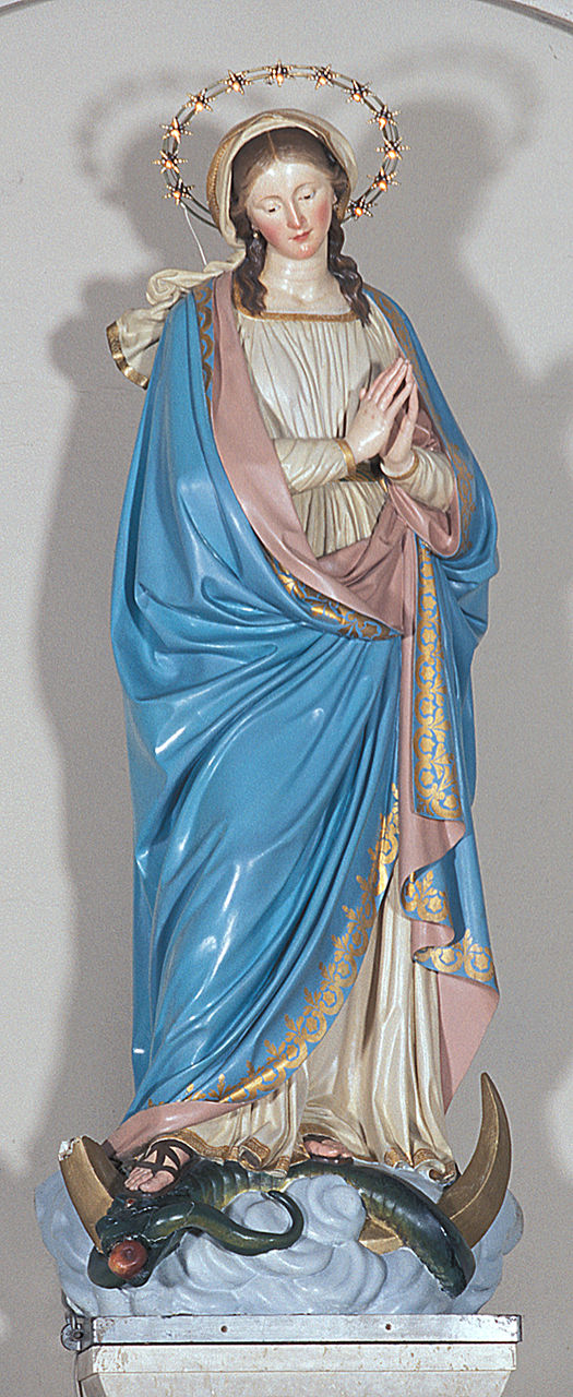 Immacolata concezione (statua, opera isolata) - ambito italiano (sec. XIX)