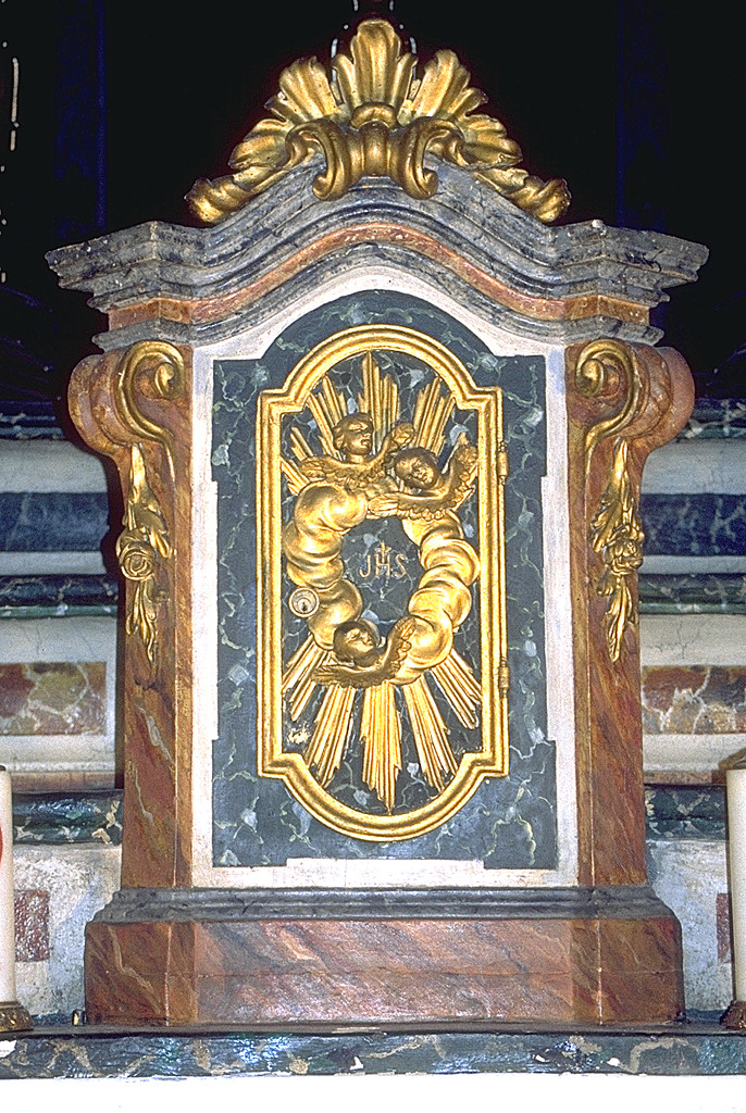tabernacolo, opera isolata - bottega ferrarese (sec. XVIII)