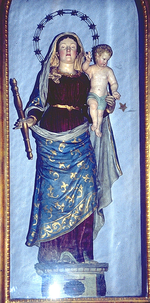 Madonna del Carmelo (statua, opera isolata) - bottega ferrarese (seconda metà sec. XIX)