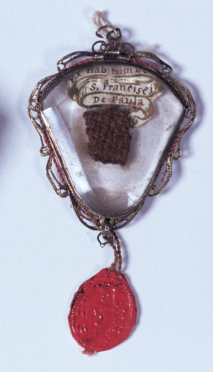 reliquiario a capsula - a medaglione, elemento d'insieme - bottega emiliana (seconda metà sec. XVIII)
