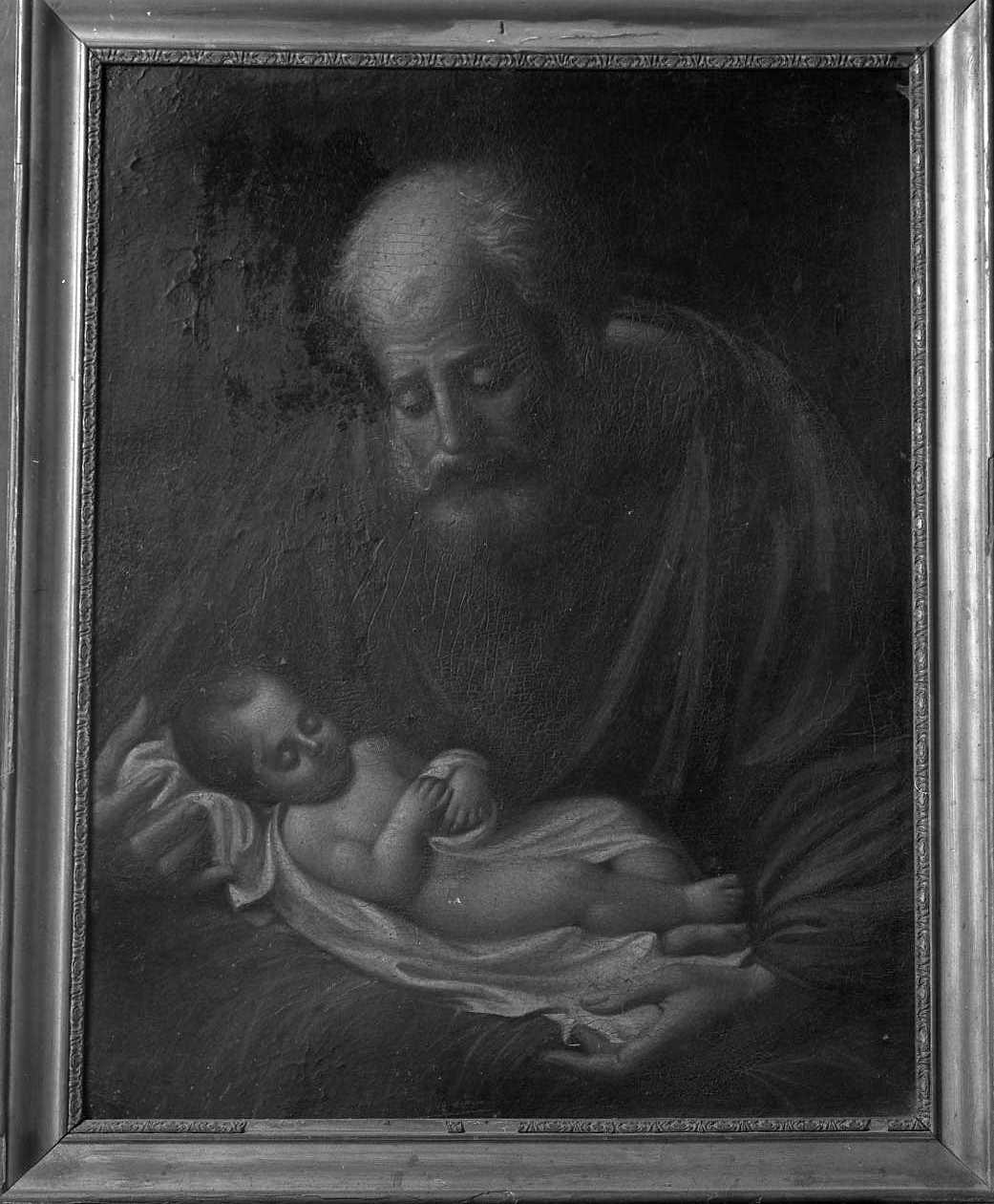 San Giuseppe e Gesù Bambino (dipinto) - ambito emiliano-romagnolo (sec. XVIII)
