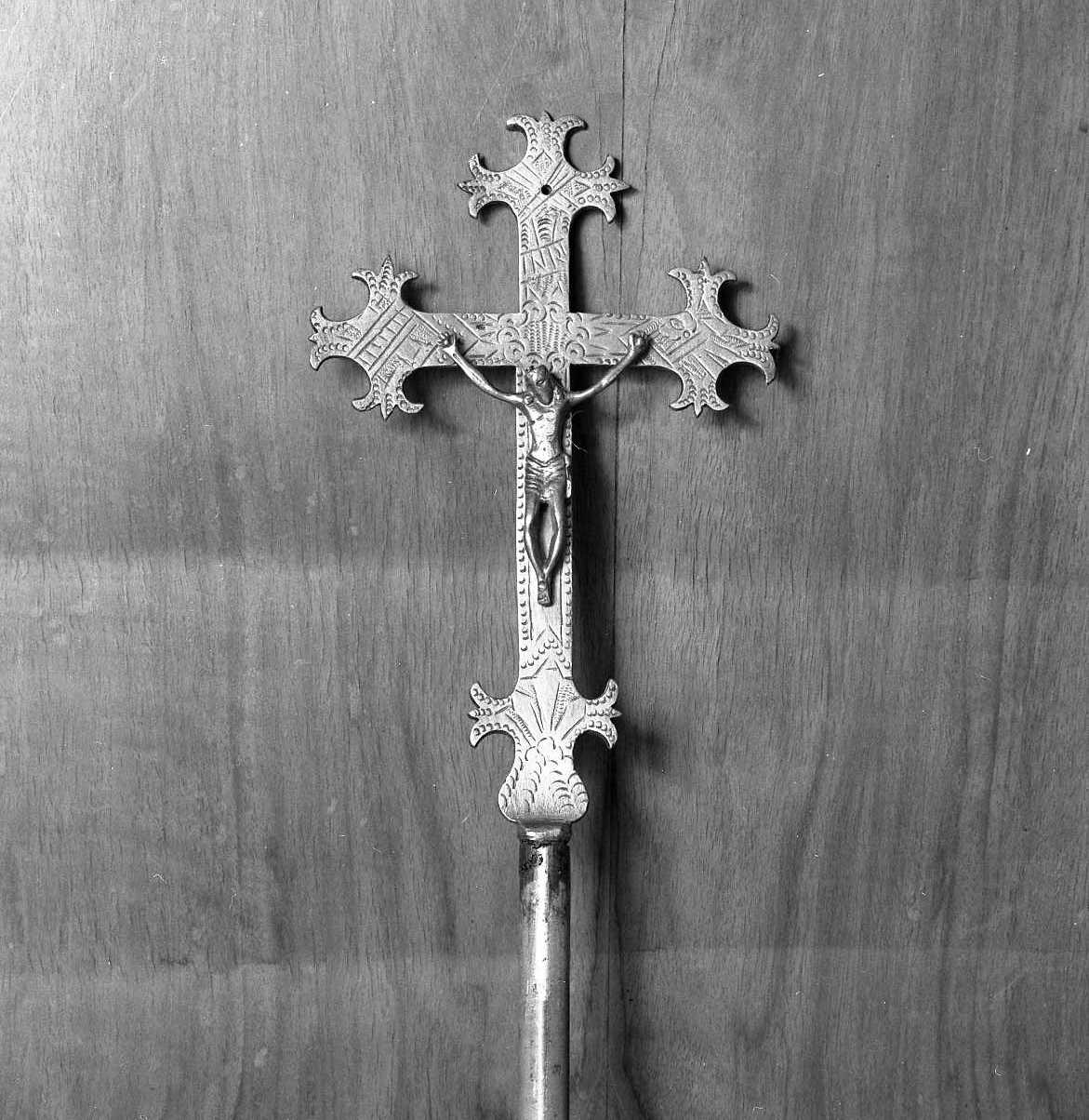 croce processionale - bottega imolese (sec. XIX)