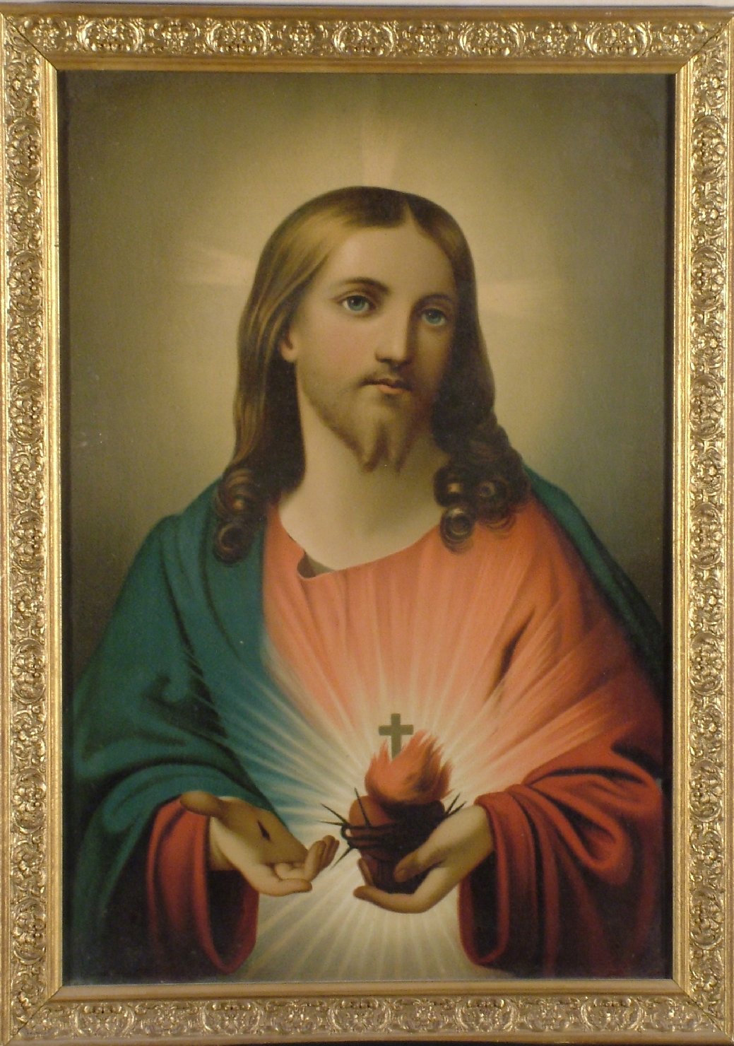 Sacro Cuore di Gesù (immagine devozionale) - bottega italiana (fine/inizio secc. XIX/ XX)