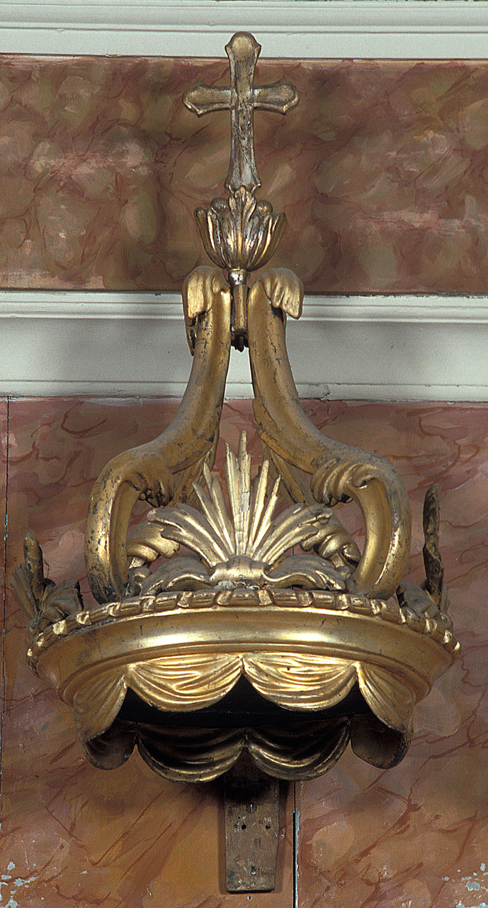 corona da dipinto - bottega ferrarese (sec. XIX)