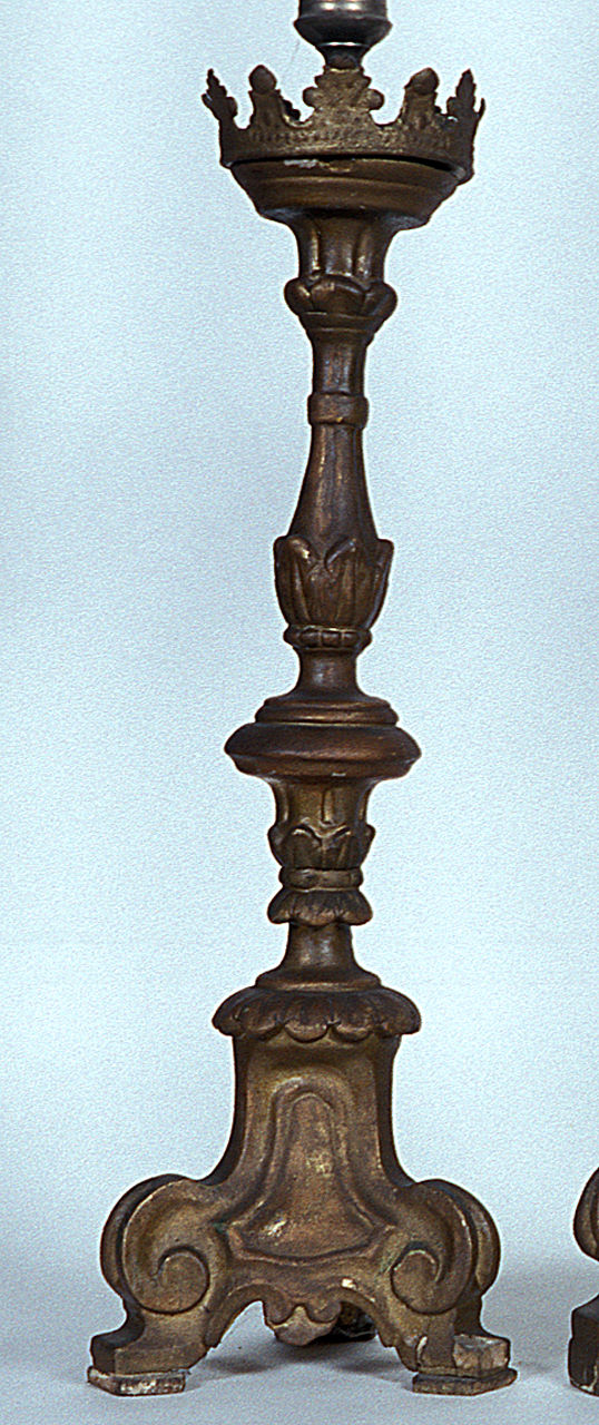 candeliere, serie - bottega ferrarese (seconda metà sec. XVIII)