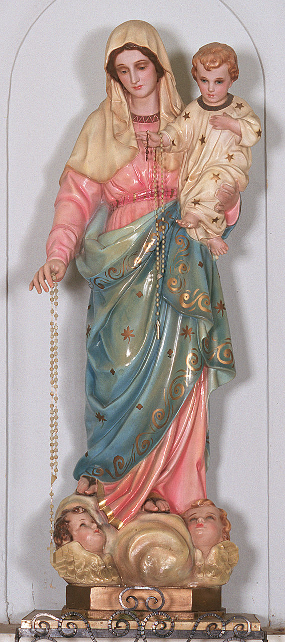 Madonna del Rosario (statua) - bottega italiana (sec. XX)
