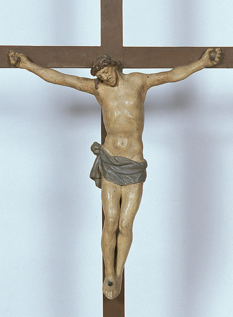 Cristo crocifisso (scultura) - bottega ferrarese (sec. XIX)