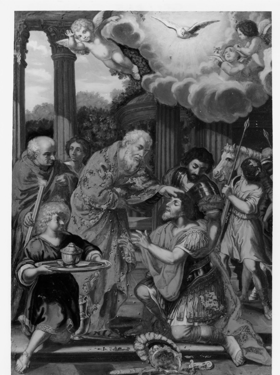 Anania ridona la vista a San Paolo (dipinto) - ambito Italia centro-settentrionale (fine/inizio secc. XVIII/ XIX)