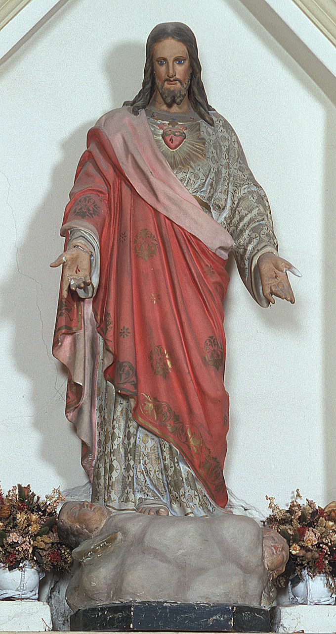 Sacro Cuore di Gesù (statua) - ambito ferrarese (sec. XX)