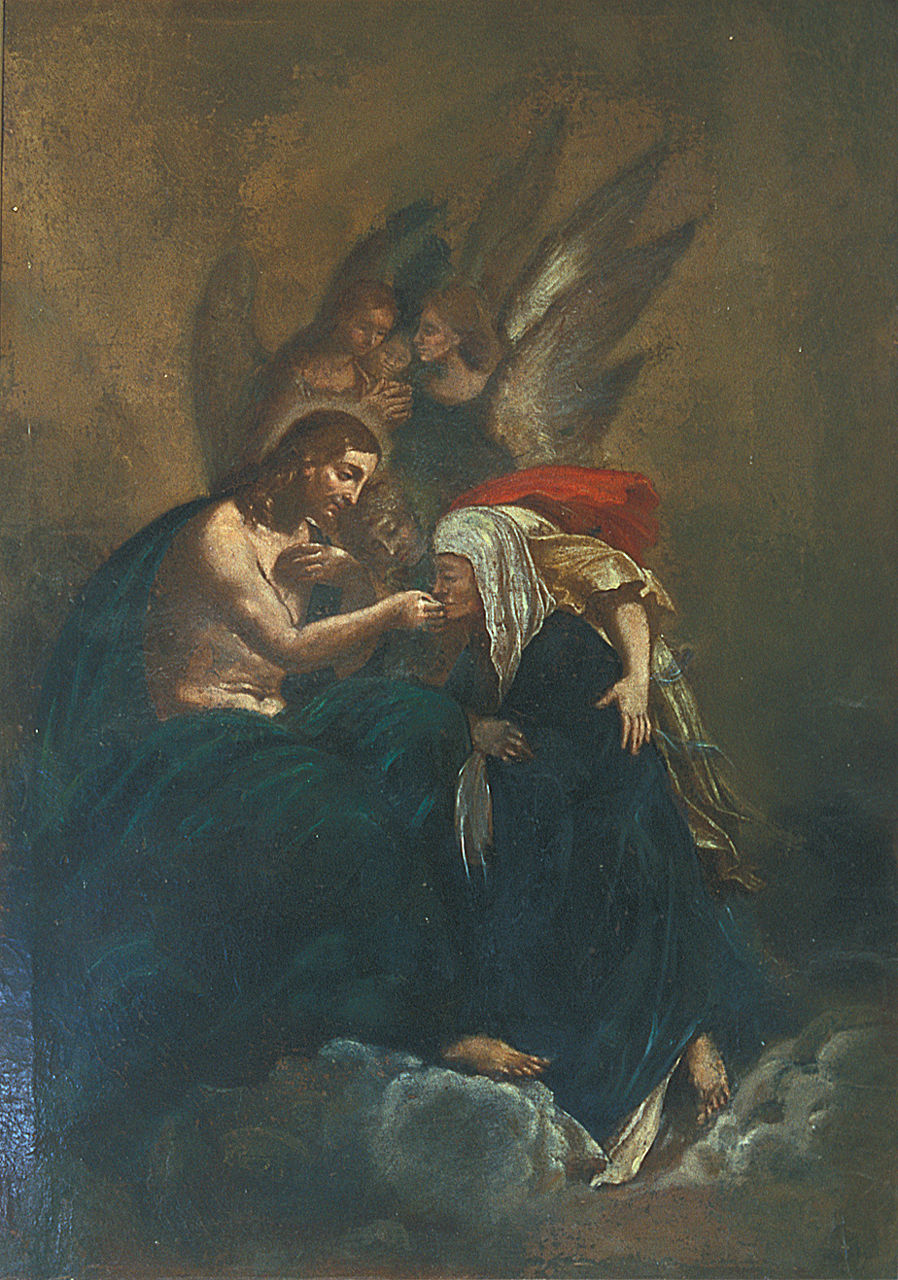 Santa Margherita da Cortona (dipinto, elemento d'insieme) - ambito ferrarese (sec. XVII)