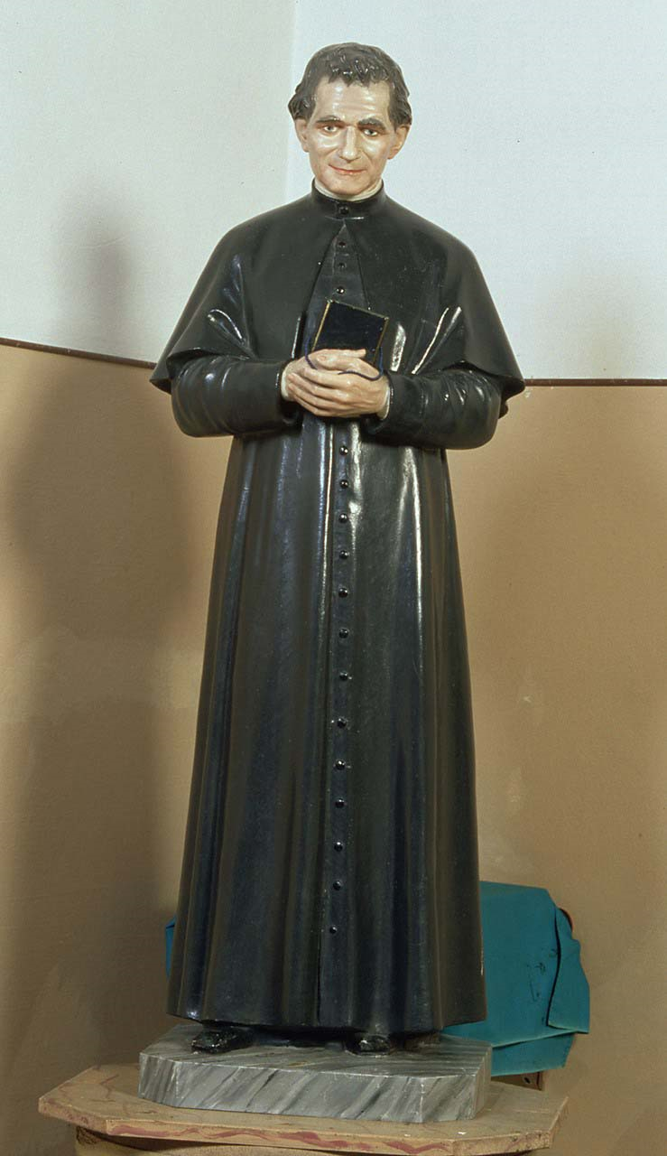 San Giovanni Bosco (statua, opera isolata) - manifattura italiana (sec. XX)