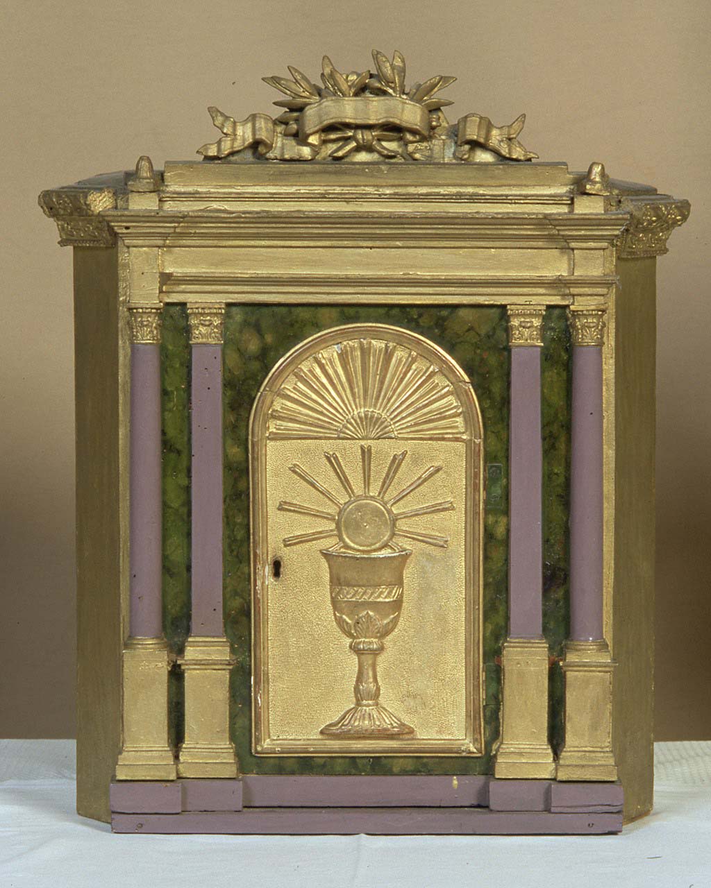 tabernacolo, opera isolata - bottega ferrarese (metà, metà sec. XVIII, sec. XIX)