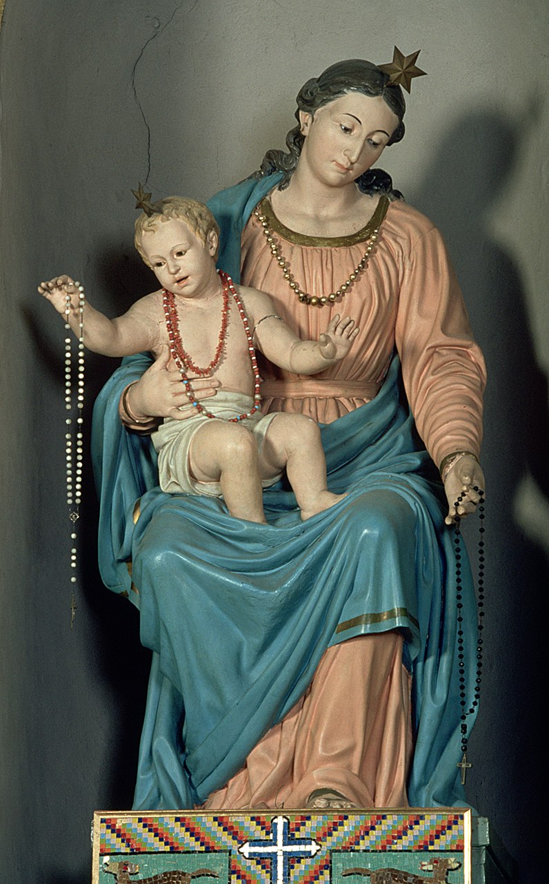 Madonna del Rosario (statua) - bottega romagnola (sec. XIX)