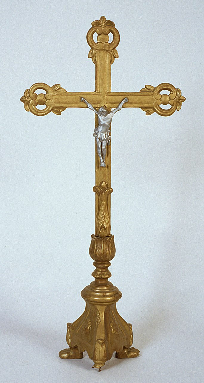 croce d'altare - bottega ferrarese (prima metà sec. XIX)