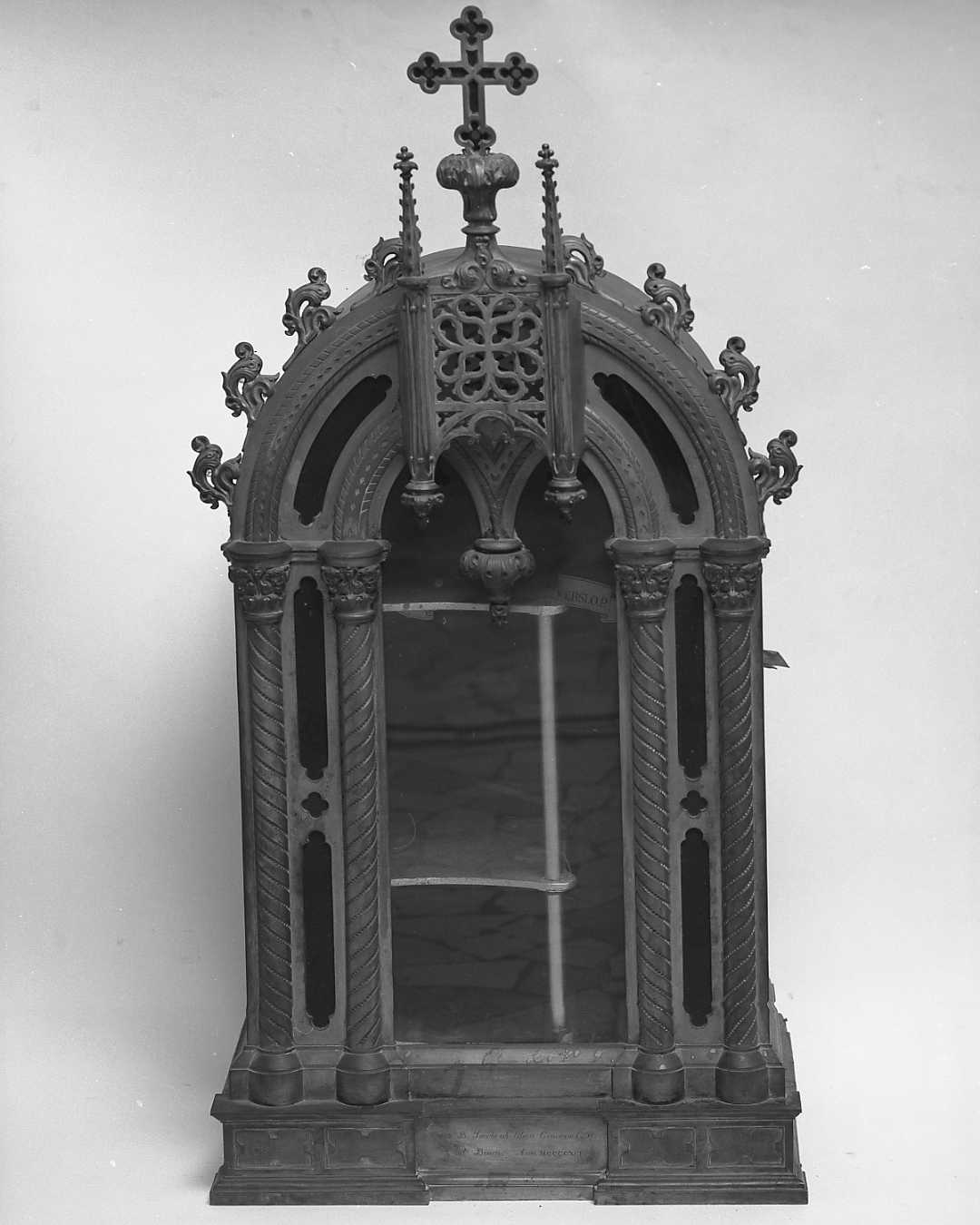 reliquiario architettonico - ad altarolo di Negroni Gaetano (sec. XIX)