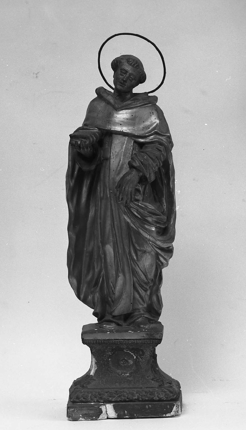 San Tommaso d'Aquino (statuetta devozionale) - ambito bolognese (metà sec. XVIII)