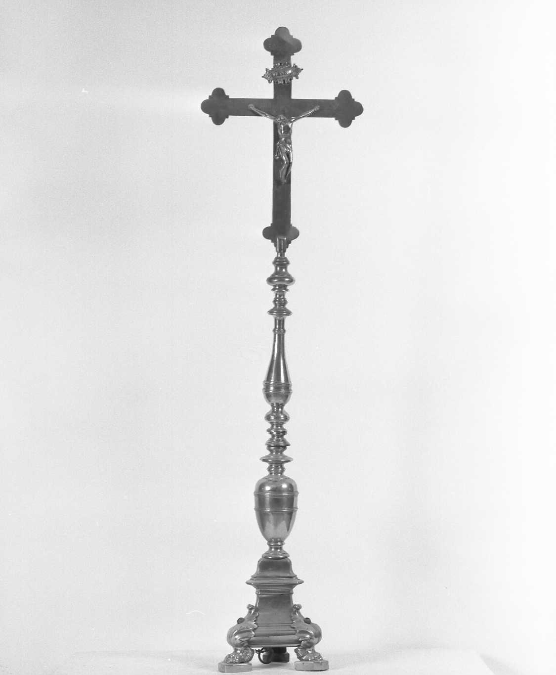 croce d'altare, elemento d'insieme - ambito emiliano (sec. XVIII)