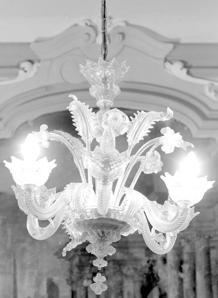 lampadario, opera isolata - manifattura muranese (seconda metà sec. XVIII)