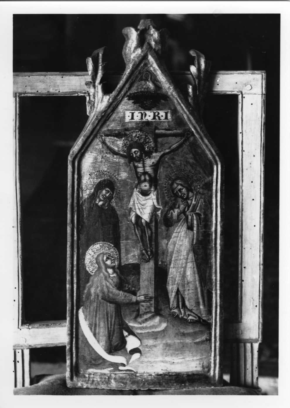 crocifissione di Cristo (dipinto) di Benvenuti Simone di Filippo detto Simone dei Crocifissi (attribuito) (ultimo quarto sec. XIV)