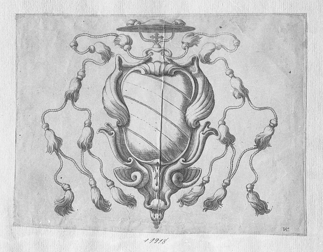 Stemma del Card. Giulio Sacchetti (stampa tagliata) di Valesio Giovanni Luigi (secc. XVI/ XVII)