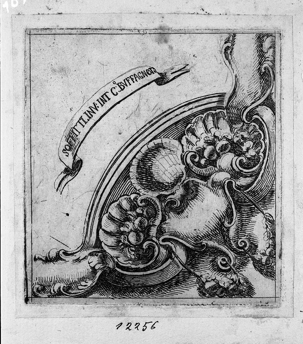 Soffitti inv. int (stampa) di Buffagnotti Carlo Antonio (sec. XVIII)