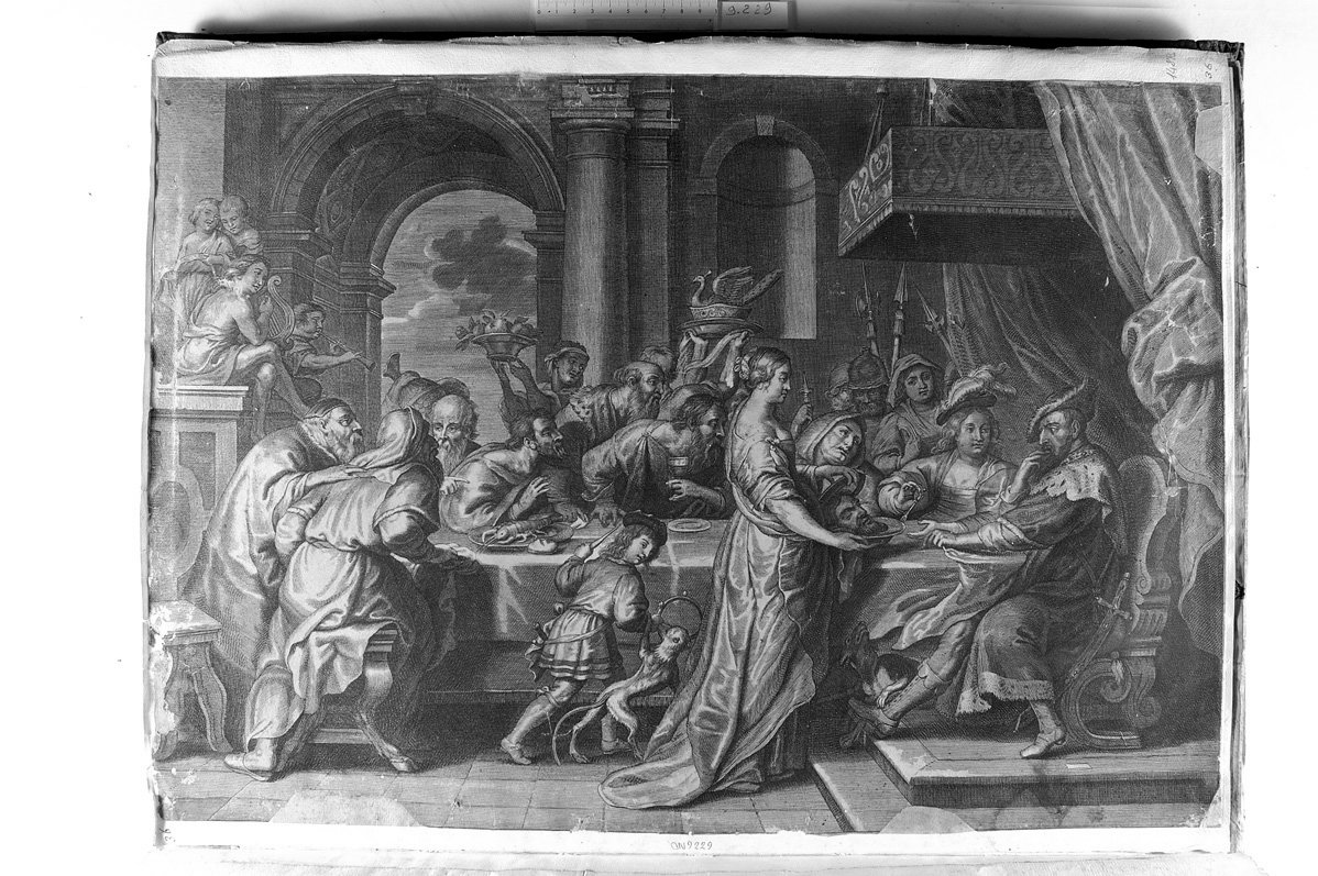il convitto di Erode (stampa) di Ragot François (attribuito), Rubens Pieter Paul (sec. XVII)