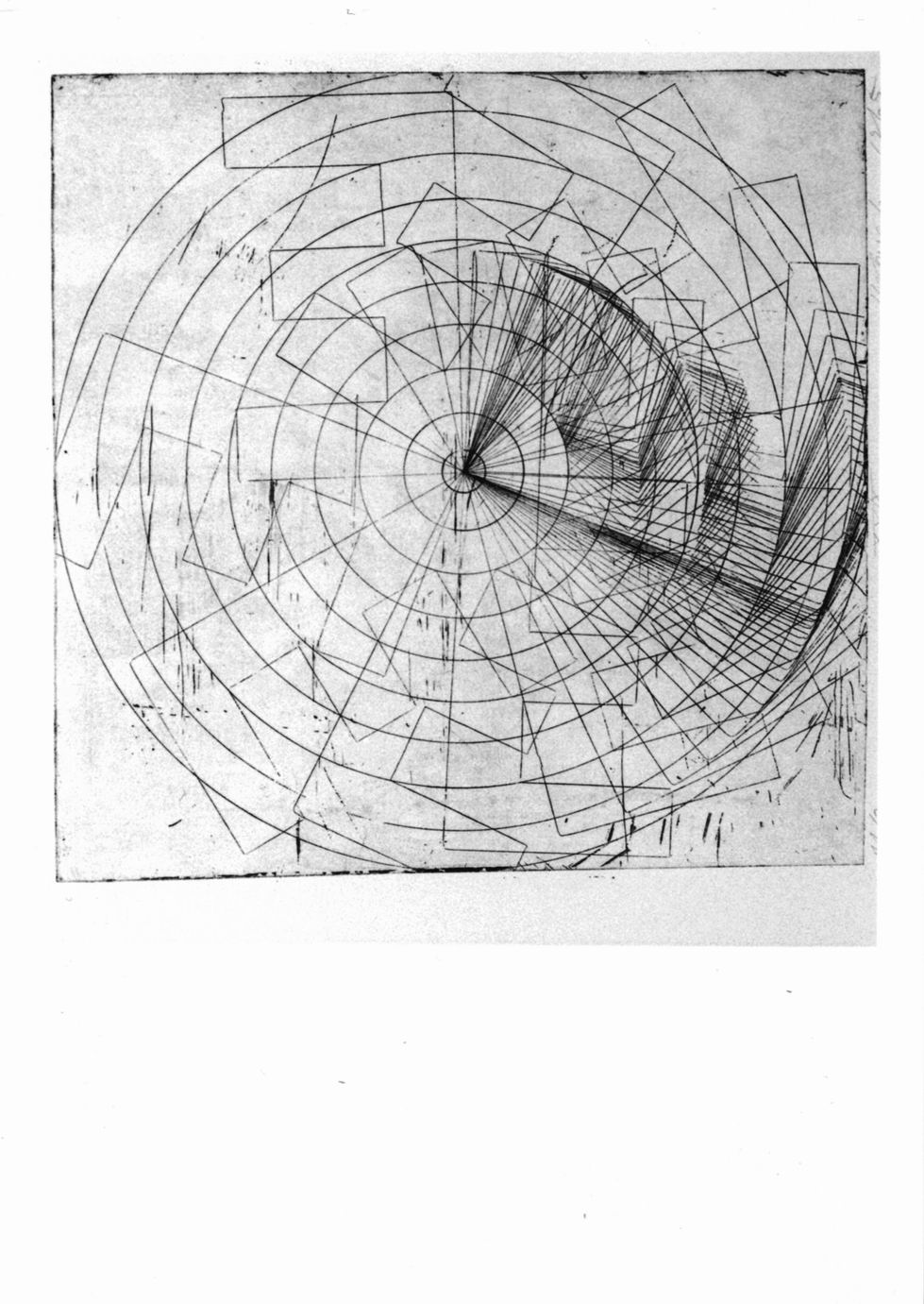 Composizione astratta (stampa) di Urbasek Milos (sec. XX)