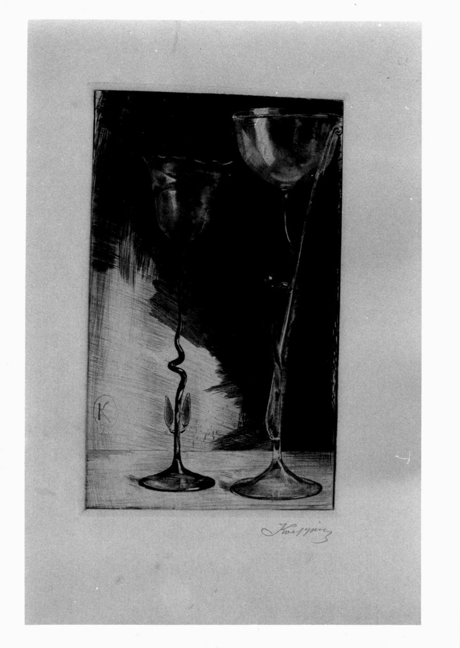 Köppingsche Ziergläser, bicchieri (stampa) di Köpping Karl (sec. XIX)