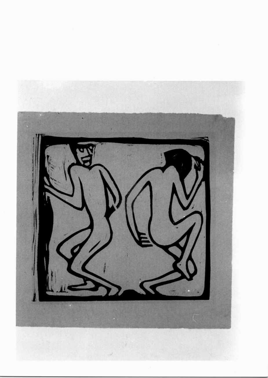coppia danzante (stampa) di Rohlfs Christian (sec. XX)