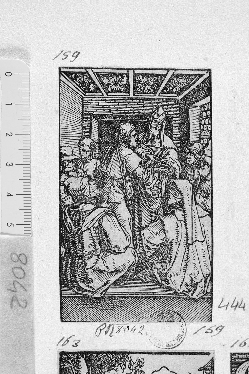 Il figliuol prodigo (stampa) di Durer Albrecht (scuola) (sec. XVII)