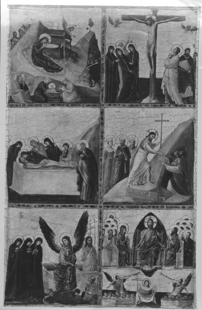 Dipinti - Storie di Cristo (positivo) di Giovanni da Rimini, G.F.N. - Gabinetto Fotografico Nazionale (XX)