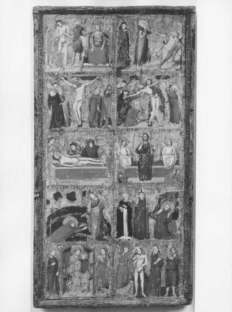 Dipinti - Storie di Cristo e Santi (positivo) di Maestro di San Nicolò degli Albari, Jacopino di Francesco (attr), G.F.S (XX)