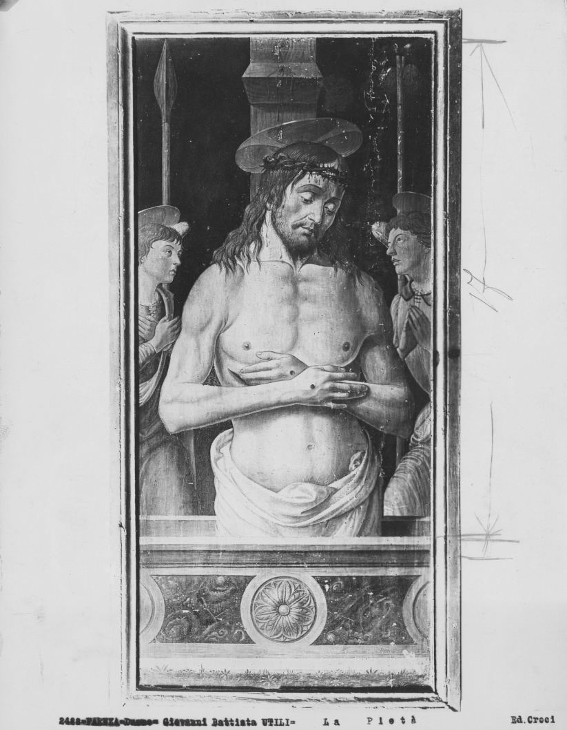 Dipinti - La Pietà (positivo) di Tucci, Biagio d'Antonio (attr), Utili, Giovan Battista (attr), Croci, Felice (XX)