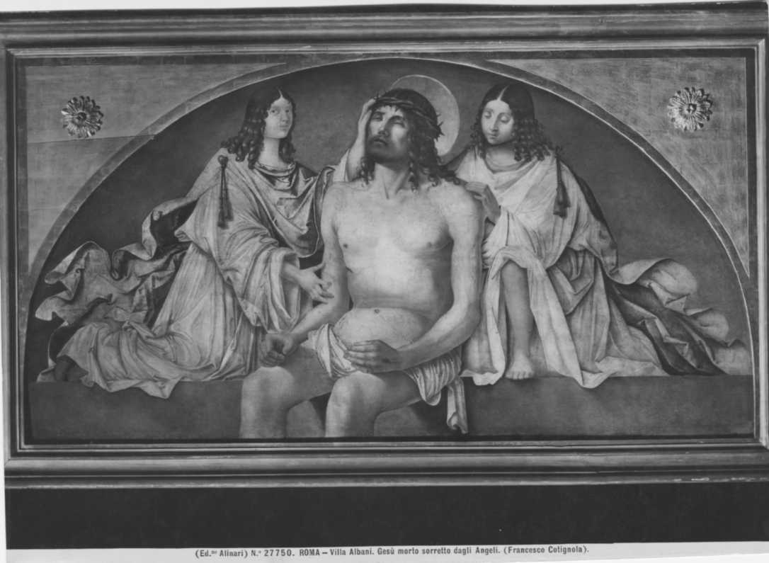 Dipinti - La Pietà (positivo) di Cotignola, Francesco, Zaganelli, Francesco, Alinari, I.D.E.A (XX)