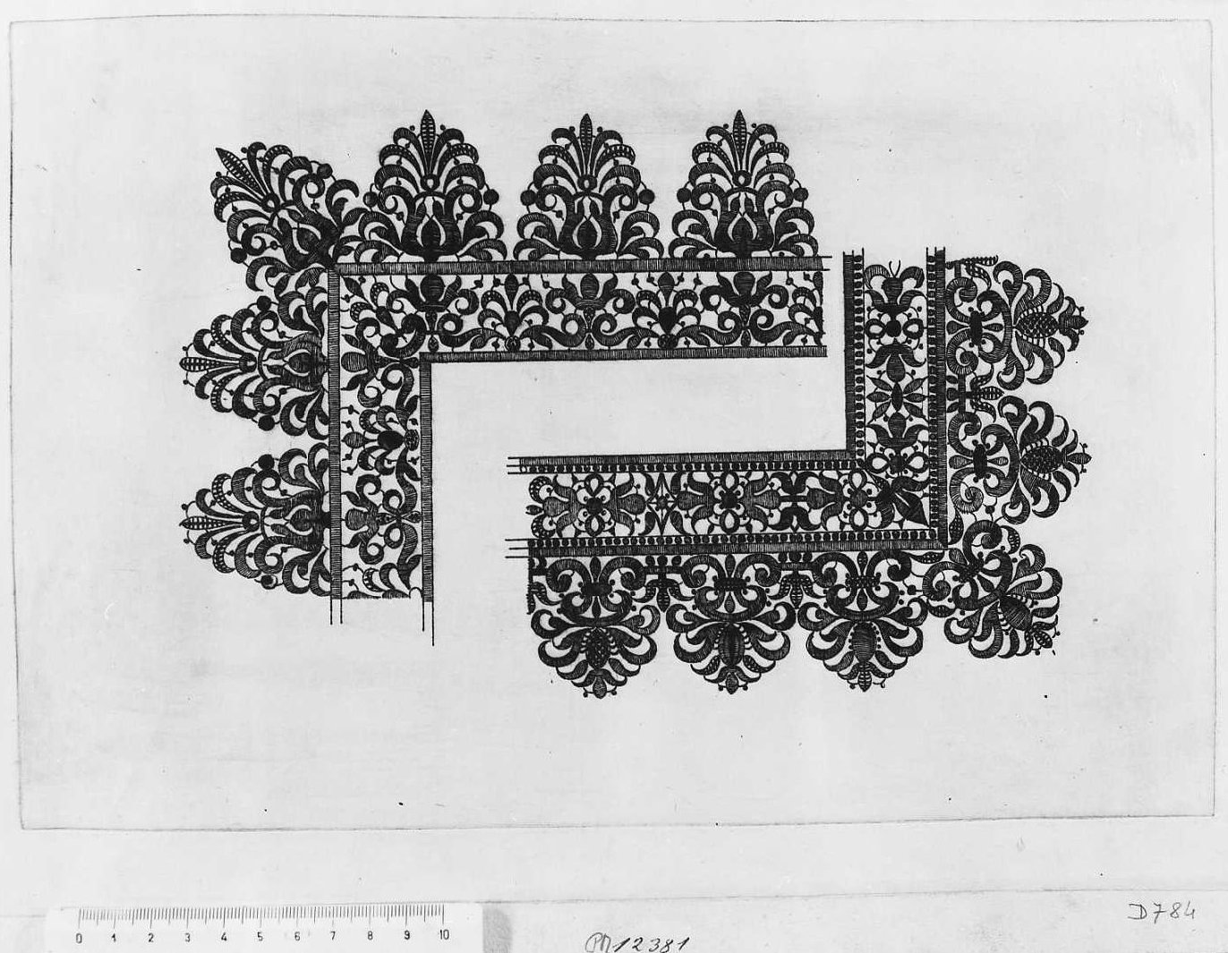 Operetta d'intagliati lavori: due merletti, libro (stampa tagliata) di Danieli Bartolomeo (prima metà sec. XVII)