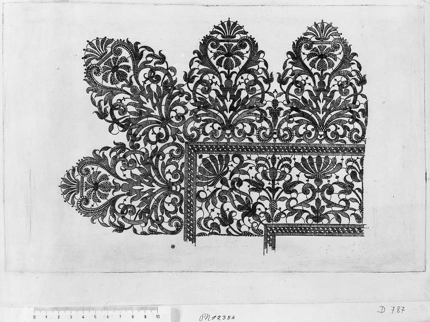 Operetta d'intagliati lavori: un merletto, libro (stampa tagliata) di Danieli Bartolomeo (prima metà sec. XVII)