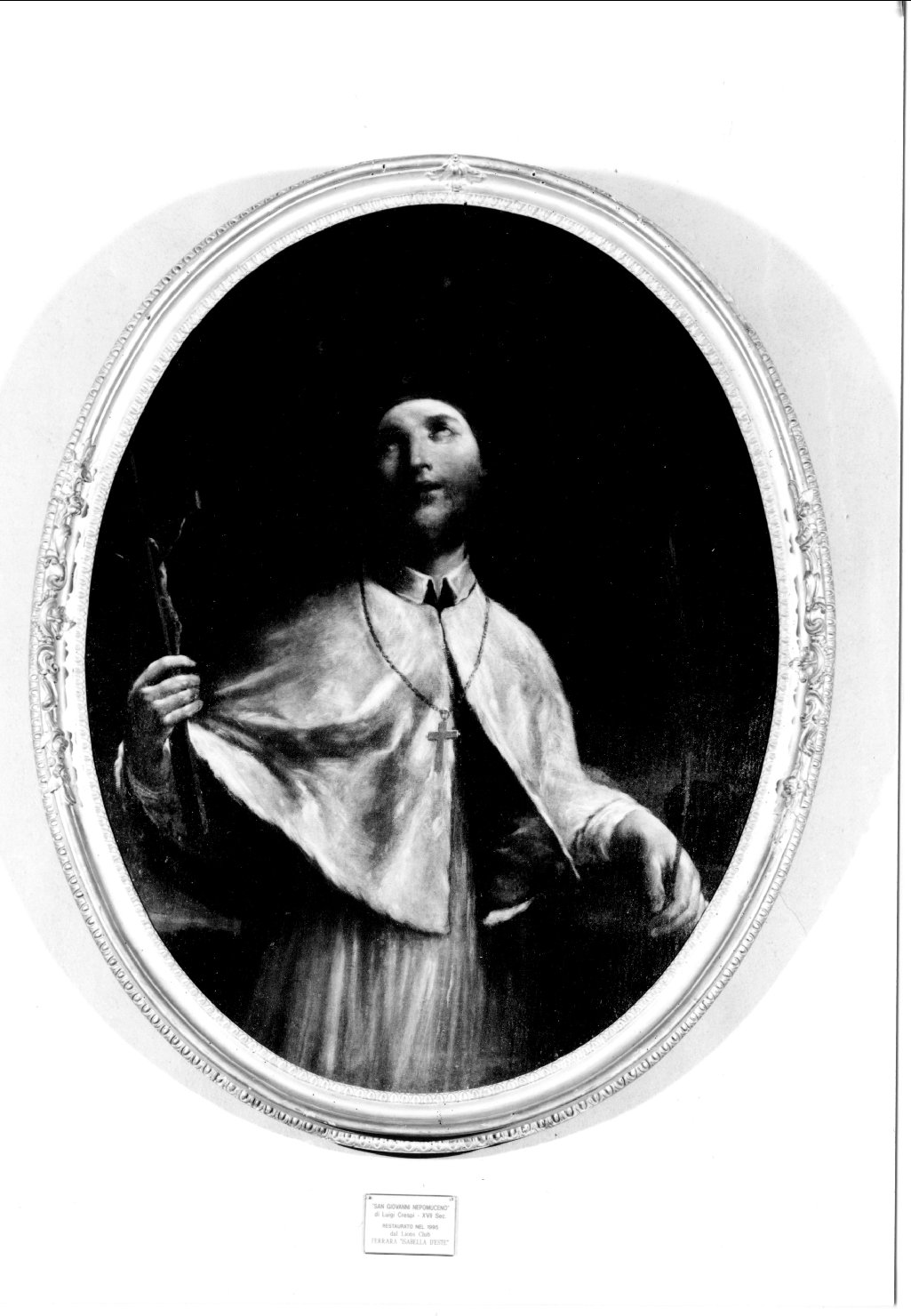San Giovanni Nepomuceno (dipinto) di Crespi Luigi (seconda metà sec. XVIII)